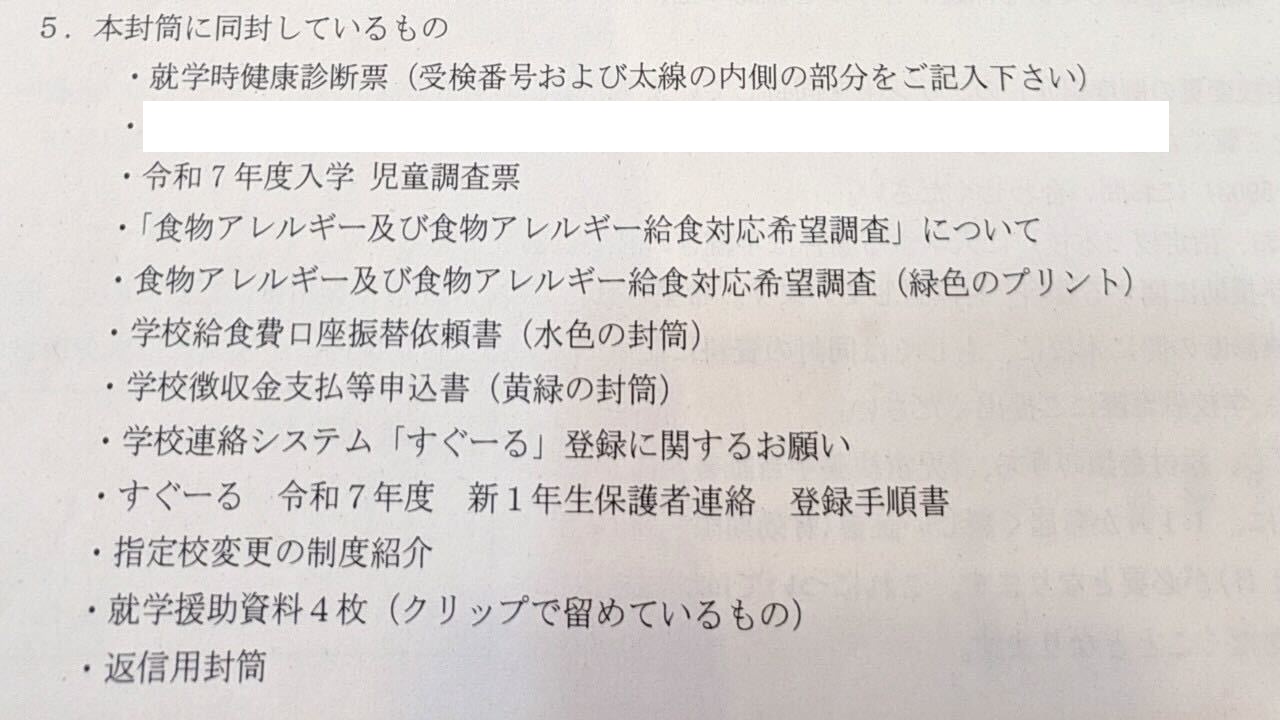 写真：（書類内容写真）